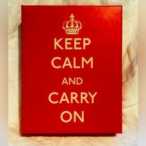 Keep Calm And Carry On - Notecard Set